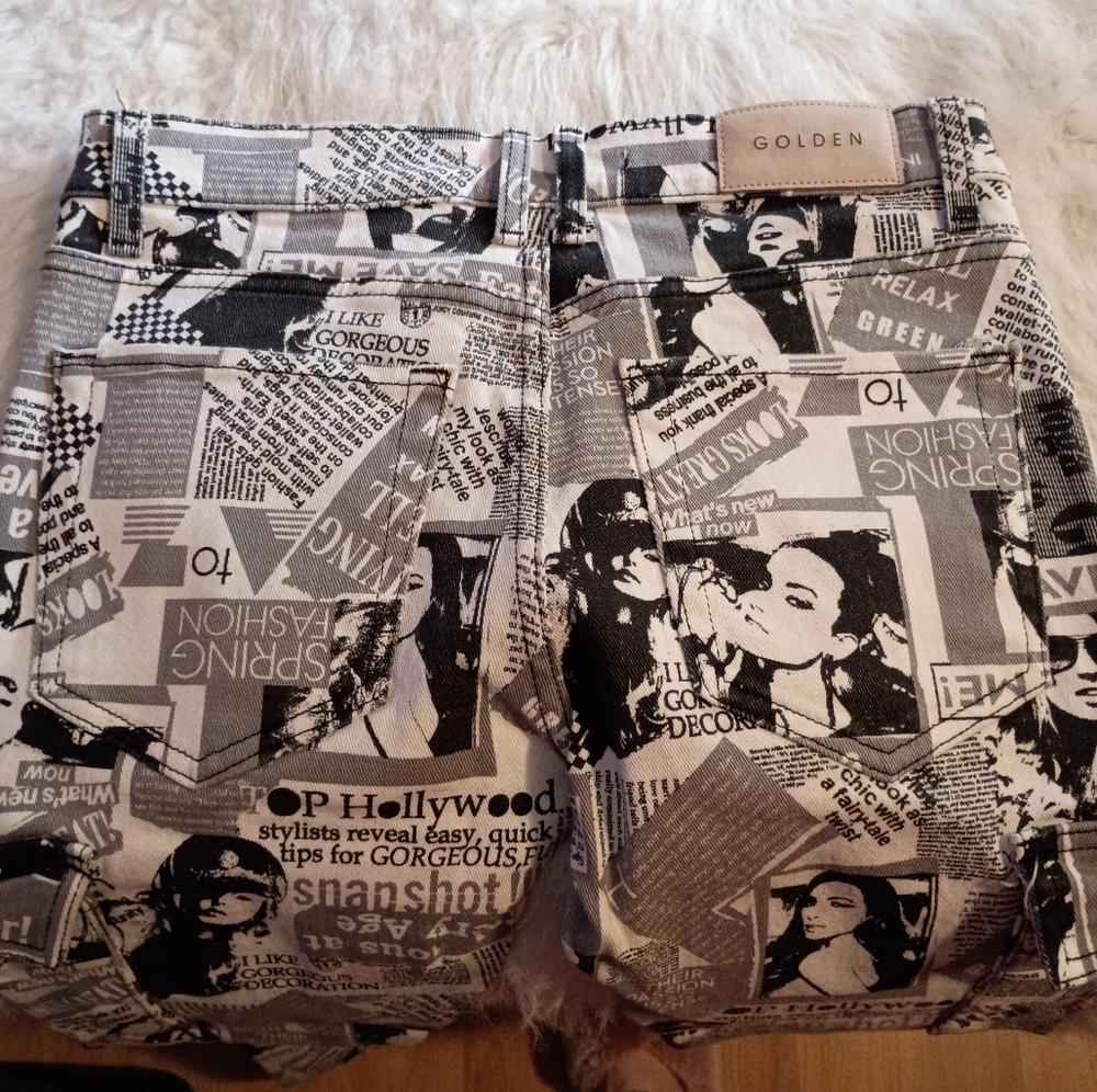 Jeans Newspaper Theme 💕 Golden